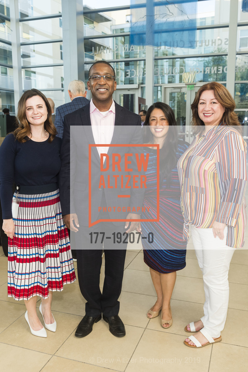 Michelle Lockhart, Justin Pierce, Angelique Hager, Mariella Medina, Oshman Family JCC hosts Words to the Wise, Oshman Family JCC, Schultz Cultural Hall. 3921 Fabian Way, Palo Alto, CA 94303, September 19th, 2019, Photo #177-19207-0 Michelle Lockhart, Justin Pierce, Angelique Hager, Mariella Medina, Photo #177-19207-0