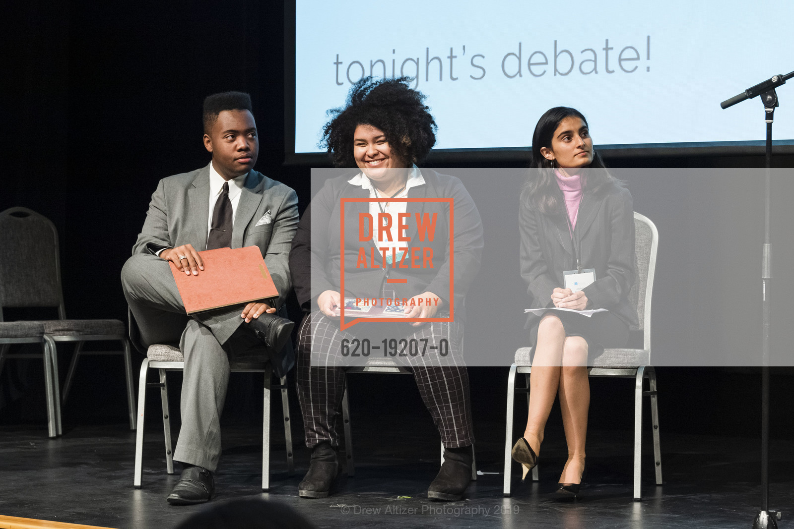 Jules Thomas, Rachel Stattion, Jasleen Randhawa, Oshman Family JCC hosts Words to the Wise, Oshman Family JCC, Schultz Cultural Hall. 3921 Fabian Way, Palo Alto, CA 94303, September 19th, 2019, Photo #620-19207-0 Jules Thomas, Rachel Stattion, Jasleen Randhawa, Photo #620-19207-0