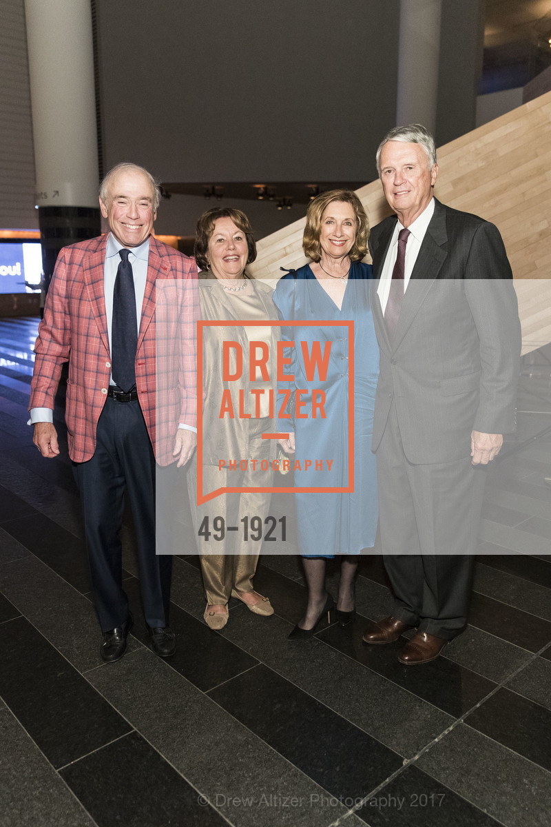 Jon Gruber, Linda Gruber, Judy Siebel, Ken Siebel, SFMOMA Director's Circle Dinner, SFMOMA. 151 Third St, SF, February 8th, 2017, Photo #49-1921 Jon Gruber, Linda Gruber, Judy Siebel, Ken Siebel, Photo #49-1921