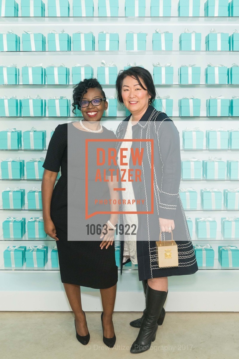Vinette Farrington, Chance Kim, Tiffany & Co. Grand Opening Event, Tiffany & Co. 150 Post St, February 9th, 2017, Photo #1063-1922 Vinette Farrington, Chance Kim, Photo #1063-1922