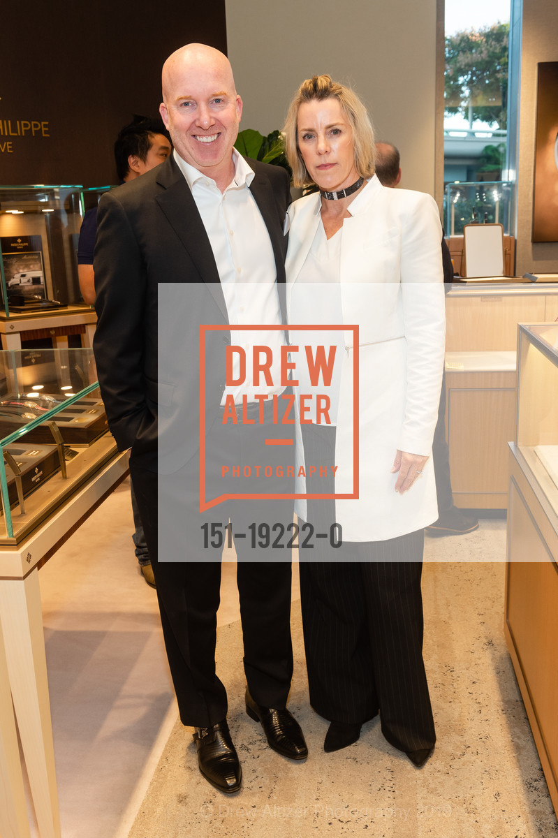 Matt Krebs, Jill Maines, Shreve & Co. Hosts Patek Phillippe Event 2019, Stanford Shopping Center. 329 Stanford Shopping Center, October 2nd, 2019, Photo #151-19222-0 Matt Krebs, Jill Maines, Photo #151-19222-0
