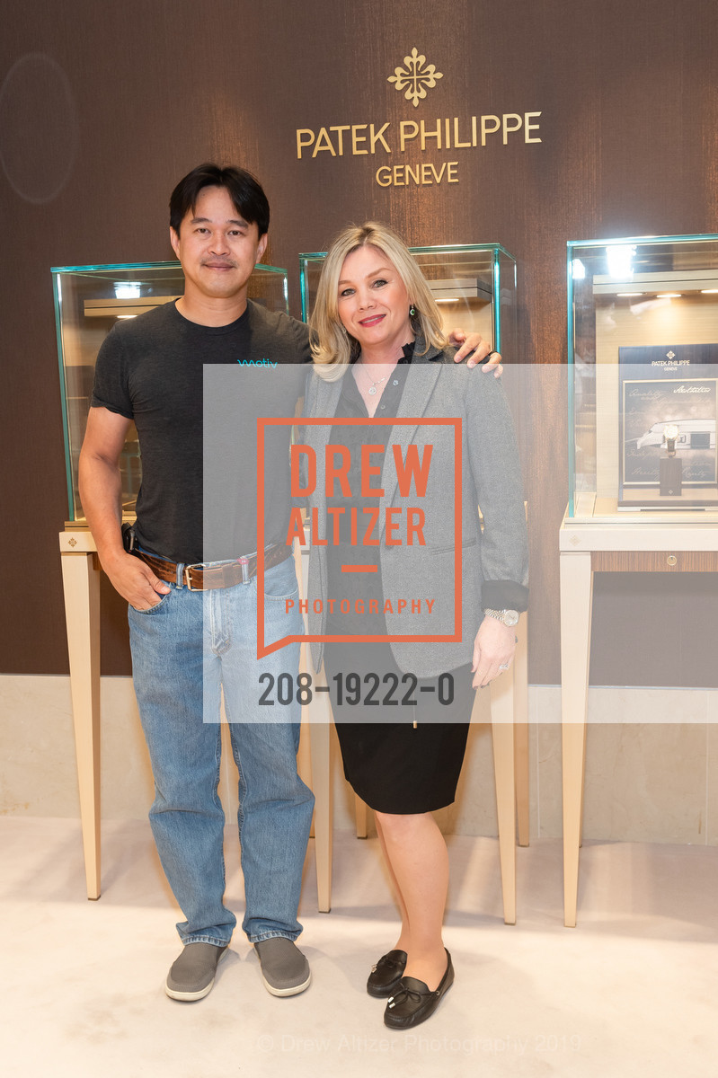 John Hsieh, Lisa Kalbfleisch, Shreve & Co. Hosts Patek Phillippe Event 2019, Stanford Shopping Center. 329 Stanford Shopping Center, October 2nd, 2019, Photo #208-19222-0 John Hsieh, Lisa Kalbfleisch, Photo #208-19222-0