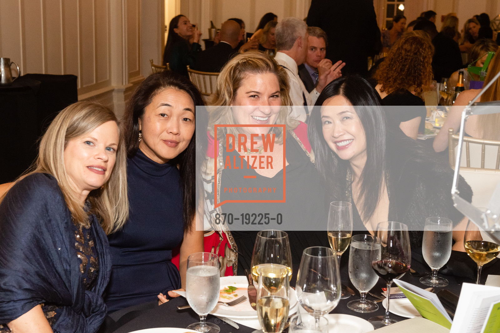 Beth Rosen, Hyun-Joo Laws, Mia Alioto, Christina Thompson, CuriOdyssey Gala 2019, Peninsula Golf & Country Club. 701 Madera Dr, Photo #870-19225-0 Beth Rosen, Hyun-Joo Laws, Mia Alioto, Christina Thompson, Photo #870-19225-0