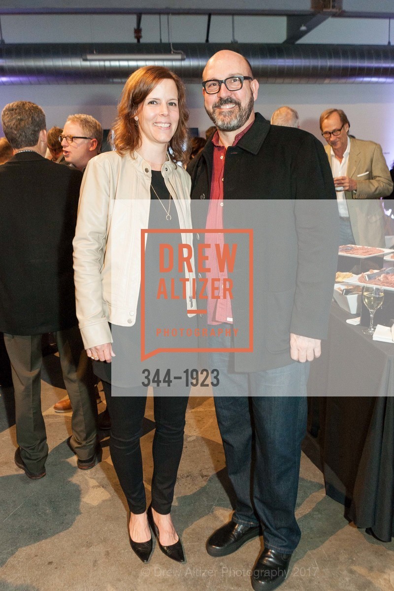 Brigitte Wettstein, Hiram Banks, Art House Launch Party, Minnesota Street Project. 1275 Minnesota Street, February 9th, 2017, Photo #344-1923 Brigitte Wettstein, Hiram Banks, Photo #344-1923
