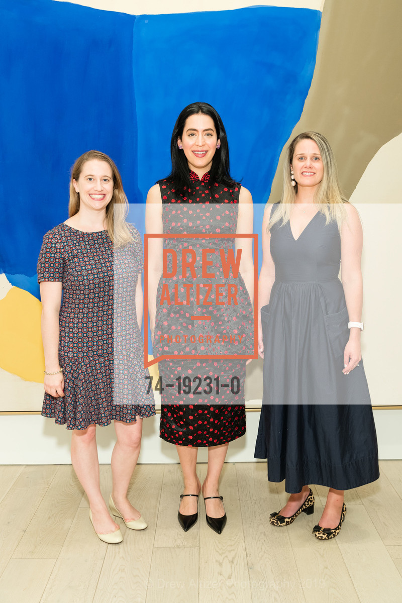 Morgann Trumbull, Becky Heldfond, Lindsay Salamon, Helen Frankenthaler Dinner at Berggruen Gallery, Berggruen Gallery, September 25th, 2019, Photo #74-19231-0 Morgann Trumbull, Becky Heldfond, Lindsay Salamon, Photo #74-19231-0
