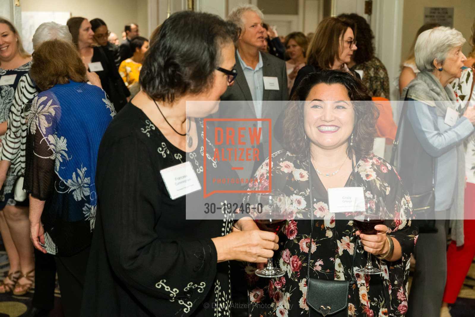 Francesca Cunningham, Cristy Ortega, Homeless Prenatal Program's 30th Anniversary Luncheon, Fairmont Hotel. 950 Mason Street, Photo #30-19246-0 Francesca Cunningham, Cristy Ortega, Photo #30-19246-0