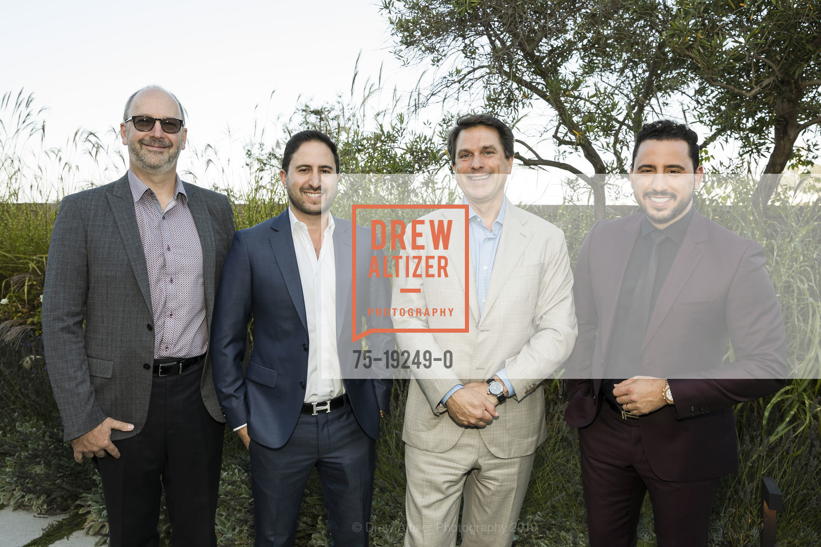 Babac Doane, Matt Altman, Gregory Malin, Josh Altman, The Future of 3D With Matterport- At SF's Most Extraordinary New Estate, Private Residence, September 26th, 2019, Photo #75-19249-0 Babac Doane, Matt Altman, Gregory Malin, Josh Altman, Photo #75-19249-0