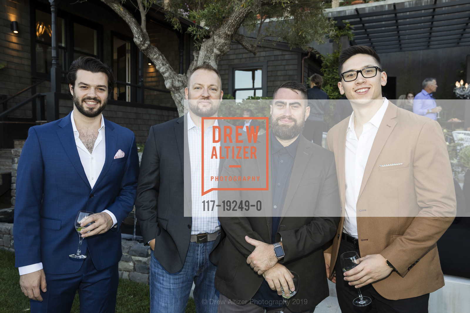 Tele Houlis, Troy Lowry, Adam Holland, John Brownlee, The Future of 3D With Matterport- At SF's Most Extraordinary New Estate, Private Residence, September 26th, 2019, Photo #117-19249-0 Tele Houlis, Troy Lowry, Adam Holland, John Brownlee, Photo #117-19249-0