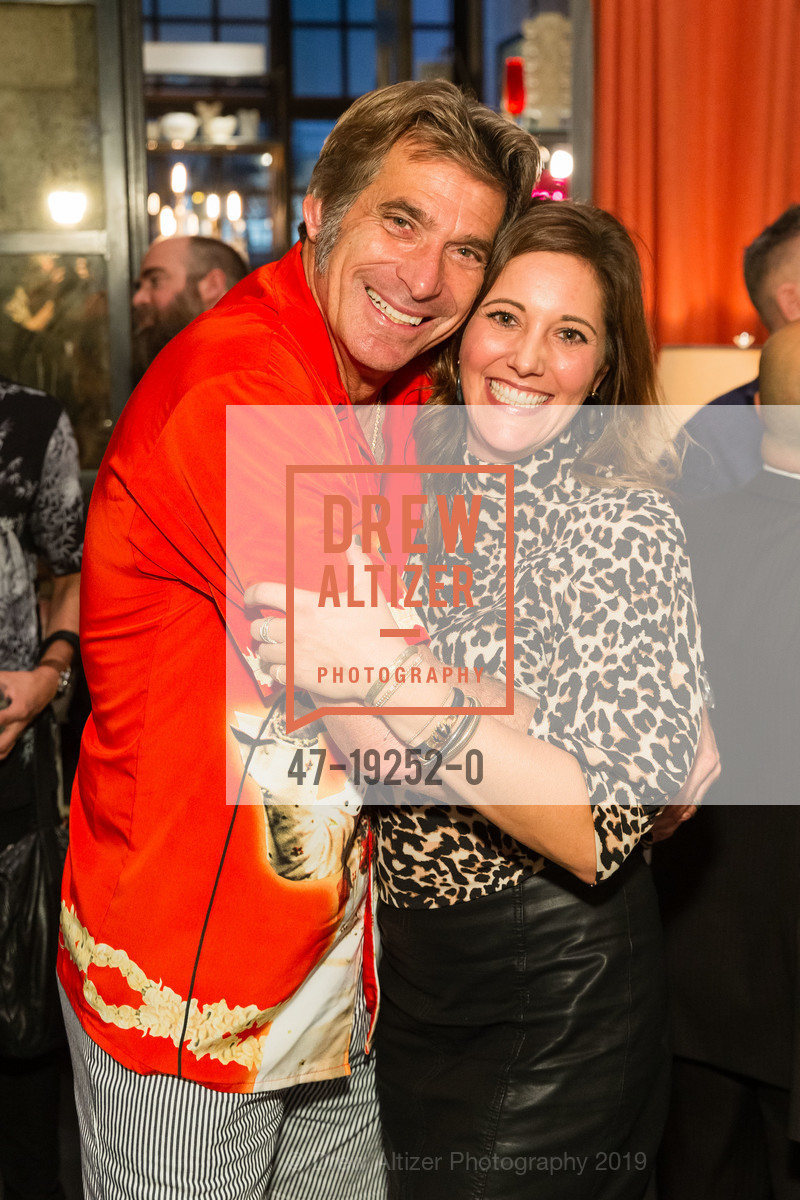 Randy DeMartini, Heather Brock, GOLD COLLECTIVE fall/winter issue launch, Jay Jeffers Studio. 1035 Post Street, September 26th, 2019, Photo #47-19252-0 Randy DeMartini, Heather Brock, Photo #47-19252-0