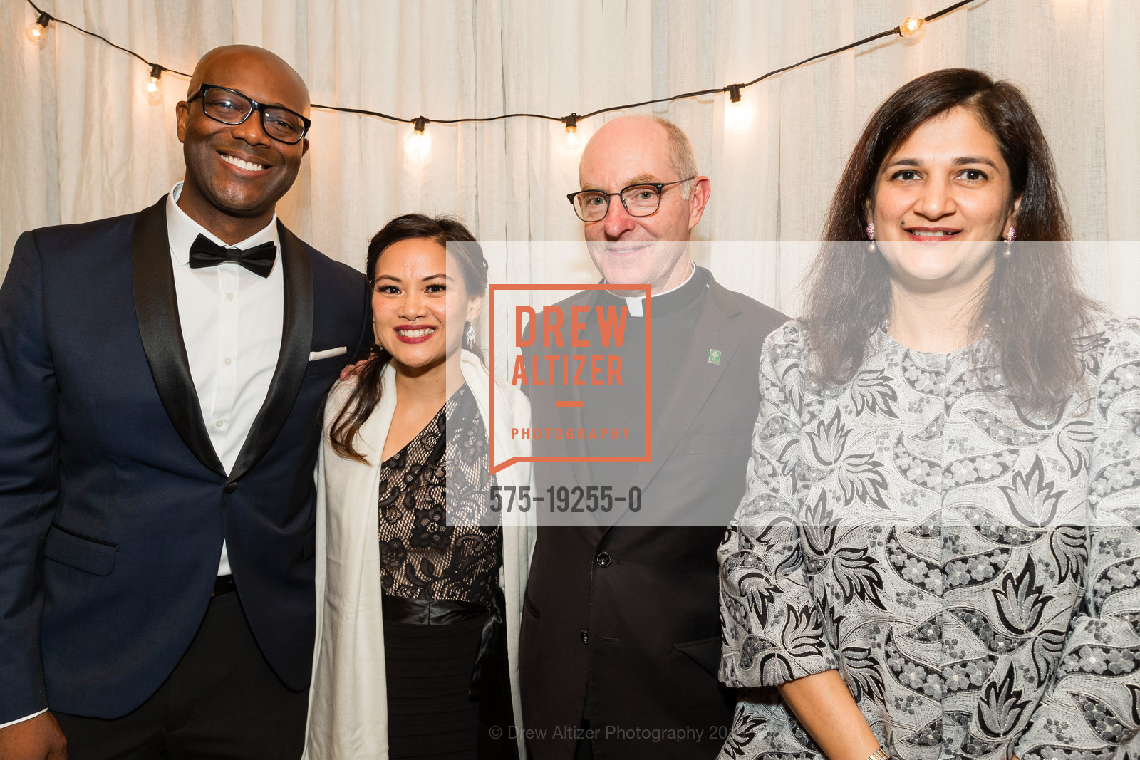 Herschel Lelaind, Daphne Sambajon, Paul Fitzgerald, Vishal Sikka, USF - An Evening of Celebration, University of San Francisco. 2130 Fulton Street, San Francisco, CA 94117, September 27th, 2019, Photo #575-19255-0 Herschel Lelaind, Daphne Sambajon, Paul Fitzgerald, Vishal Sikka, Photo #575-19255-0