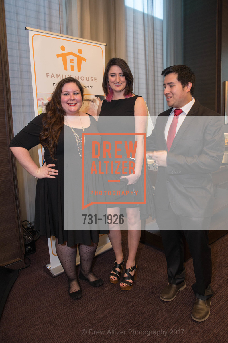 Monica Rodriguez, Anna Lark, Pablo Rodriguez, Family House, Inc's Cabernet for Connoisseurs, The St. Regis. 125 3rd St California 94103, February 11th, 2017, Photo #731-1926 Monica Rodriguez, Anna Lark, Pablo Rodriguez, Photo #731-1926