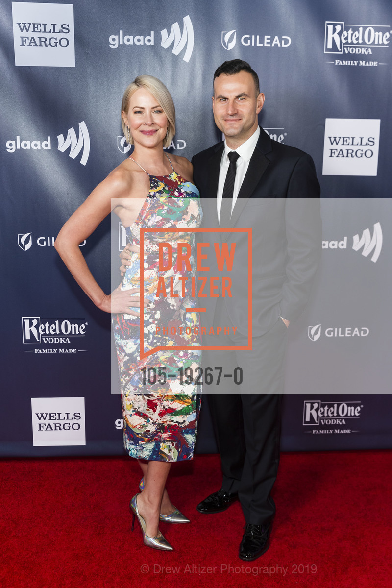 Brittany Daniel, Adam Touni, GLAAD San Francisco Gala 2019, Hyatt Regency San Francisco. 5 Embarcadero Center, September 28th, 2019, Photo #105-19267-0 Brittany Daniel, Adam Touni, Photo #105-19267-0