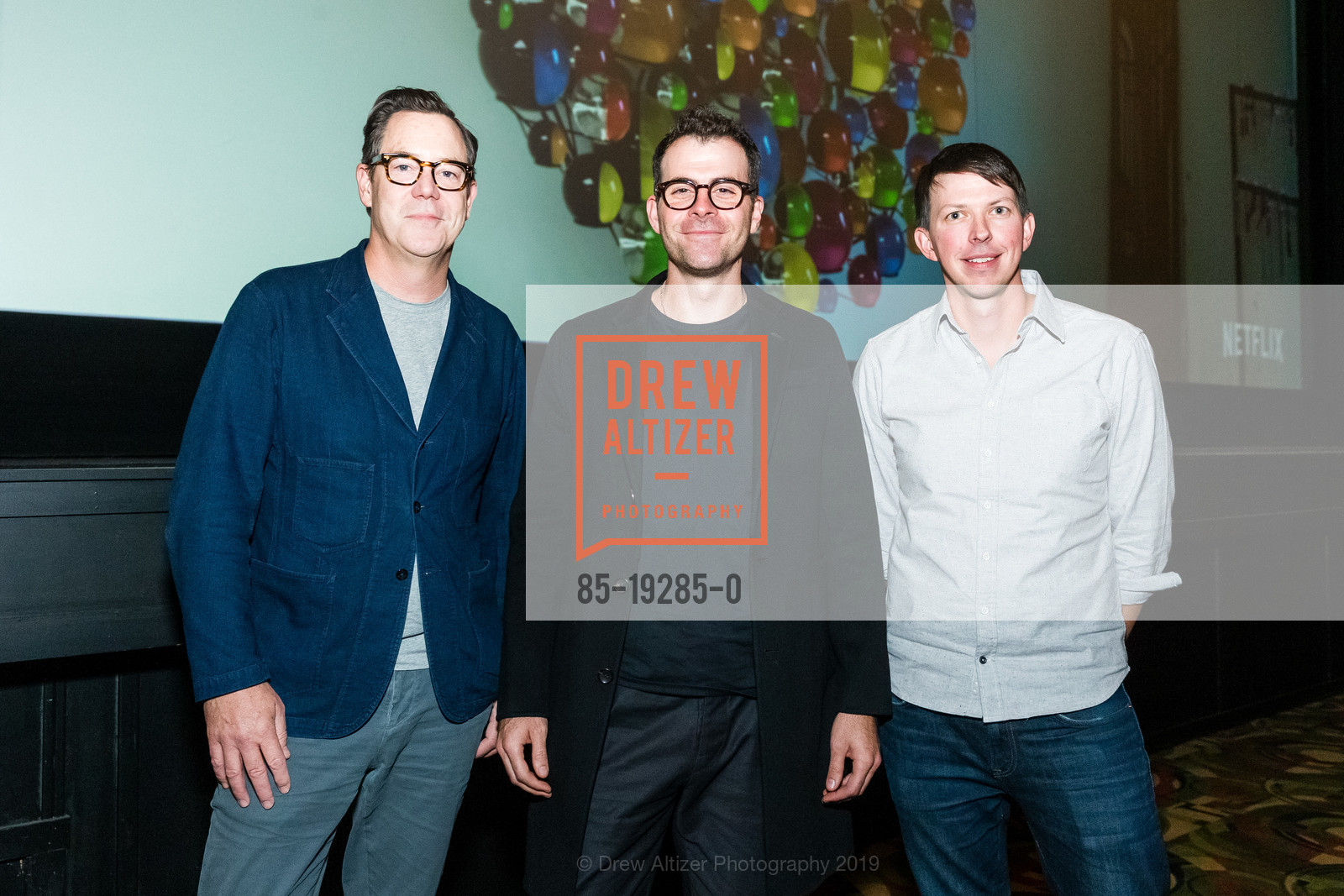 Patrick Godfrey, Adam Mosseri, Brett Westervelt, Abstract Season Two Screening, Alamo Drafthouse Cinema. 2550 Mission Street, October 2nd, 2019, Photo #85-19285-0 Patrick Godfrey, Adam Mosseri, Brett Westervelt, Photo #85-19285-0