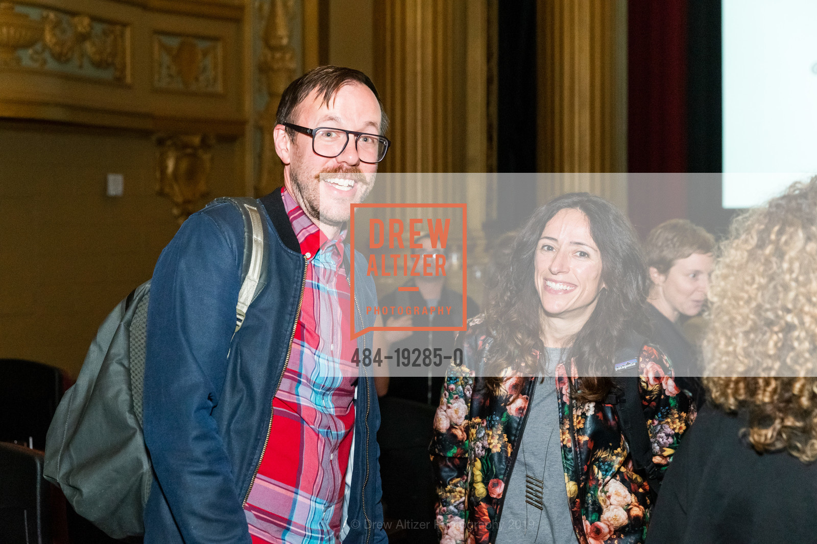 Shane Booth, Carrie Bisazza, Abstract Season Two Screening, Alamo Drafthouse Cinema. 2550 Mission Street, October 2nd, 2019, Photo #484-19285-0 Shane Booth, Carrie Bisazza, Photo #484-19285-0