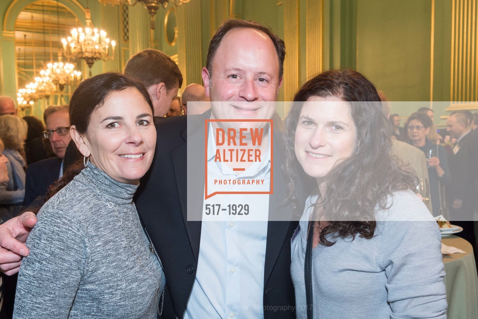Jennifer Wolfe, Seth Steinberg, Jill Steinberg, JCRC Behind the Scenes 2017, San Francisco War Memorial Veterans Building. 401 Van Ness Ave #110, February 16th, 2017, Photo #517-1929 Jennifer Wolfe, Seth Steinberg, Jill Steinberg, Photo #517-1929