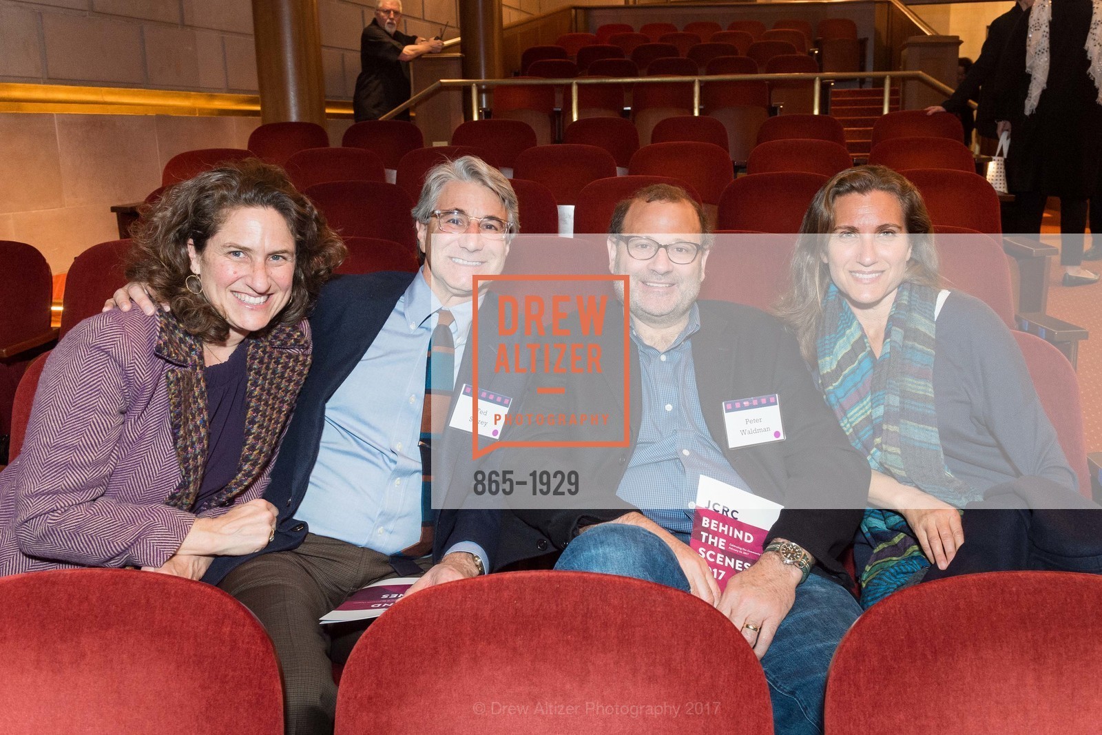 Jamie Sanford, Ted Storey, Peter Waldman, Charene Zalis, JCRC Behind the Scenes 2017, San Francisco War Memorial Veterans Building. 401 Van Ness Ave #110, February 16th, 2017, Photo #865-1929 Jamie Sanford, Ted Storey, Peter Waldman, Charene Zalis, Photo #865-1929
