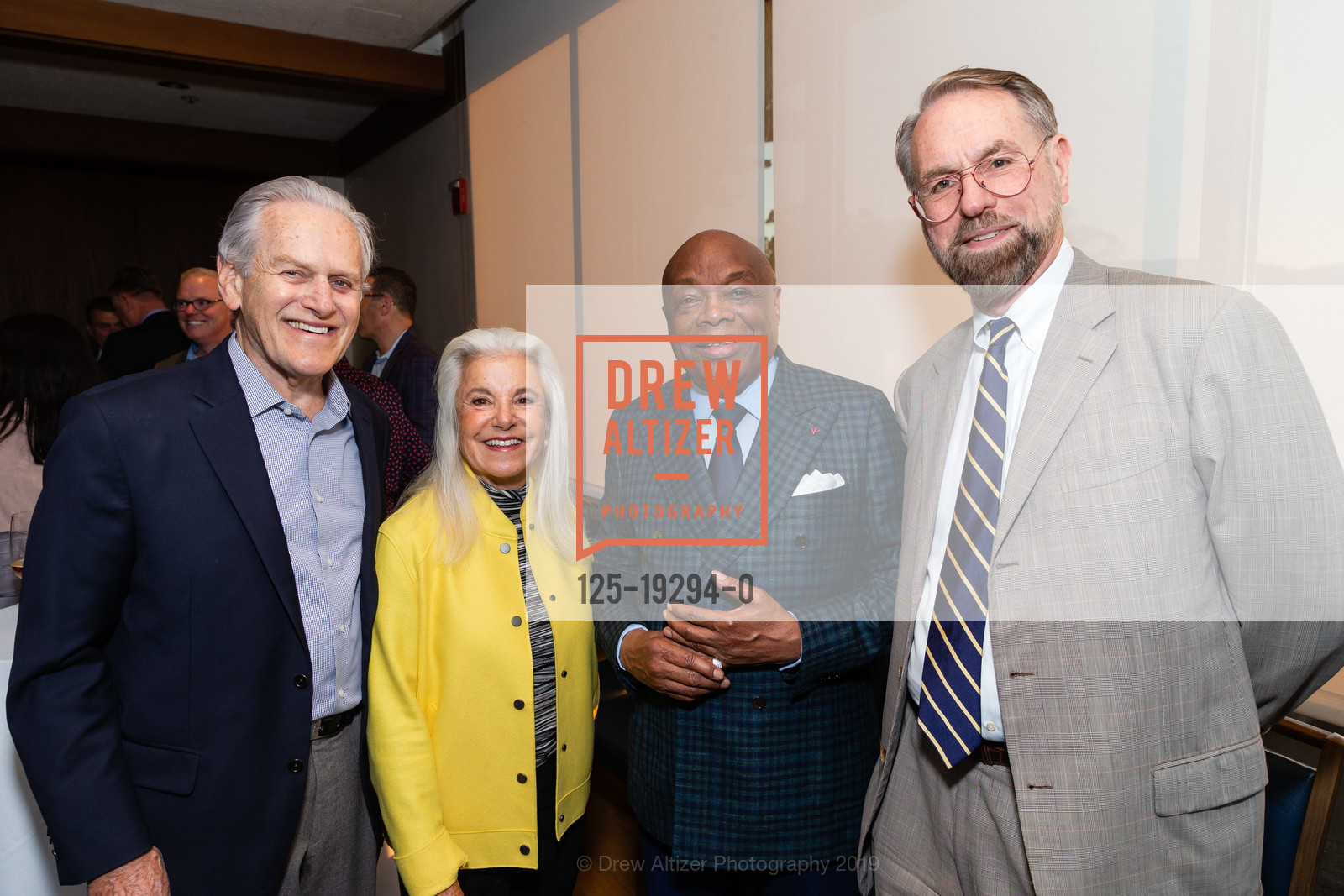 Ed Segal, Lynne Newhouse Segal, Willie Brown, Charles Ferguson, San Francisco Beautiful Honors Robert C. Friese, St. Francis Yacht Club. 700 Marina Boulevard, October 3rd, 2019, Photo #125-19294-0 Ed Segal, Lynne Newhouse Segal, Willie Brown, Charles Ferguson, Photo #125-19294-0