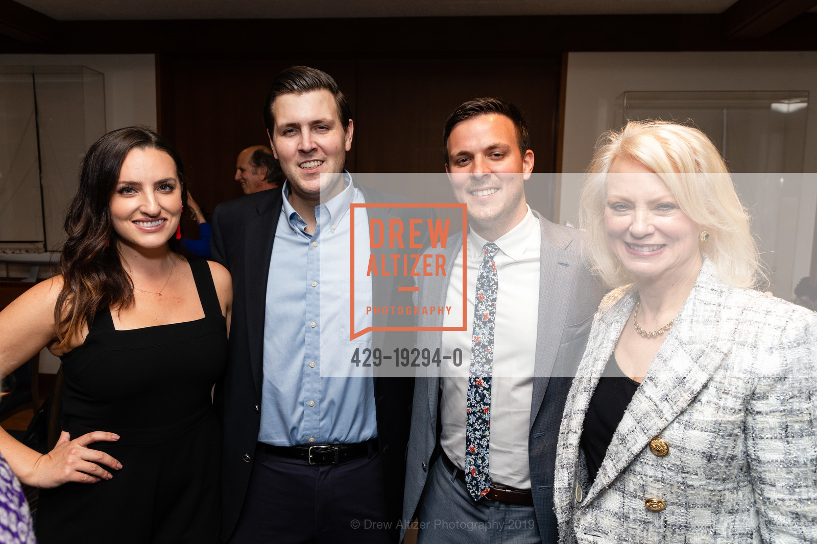 Mallory Brown, Matt Friese, Mark Friese, Chandra Friese, San Francisco Beautiful Honors Robert C. Friese, St. Francis Yacht Club. 700 Marina Boulevard, October 3rd, 2019, Photo #429-19294-0 Mallory Brown, Matt Friese, Mark Friese, Chandra Friese, Photo #429-19294-0