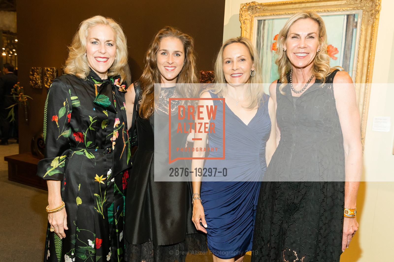 Caroline McCallister, Elena McCallister, Denise Ivory, Casey Skytt, The San Francisco Fall Show Opening Night Preview Gala 2019, Fort Mason Festival Pavilion, October 2nd, 2019, Photo #2876-19297-0 Caroline McCallister, Elena McCallister, Denise Ivory, Casey Skytt, Photo #2876-19297-0