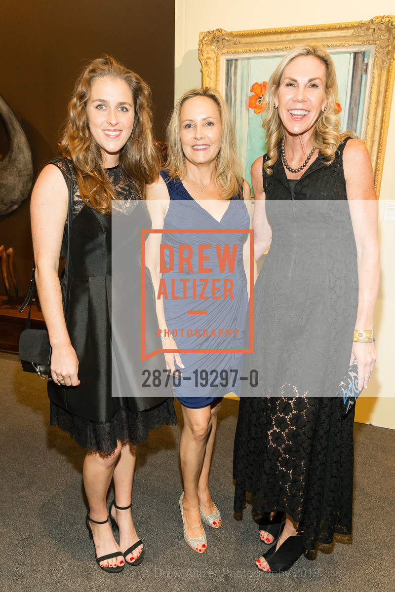 Elena McCallister, Denise Ivory, Casey Skytt, The San Francisco Fall Show Opening Night Preview Gala 2019, Fort Mason Festival Pavilion, October 2nd, 2019, Photo #2870-19297-0 Elena McCallister, Denise Ivory, Casey Skytt, Photo #2870-19297-0