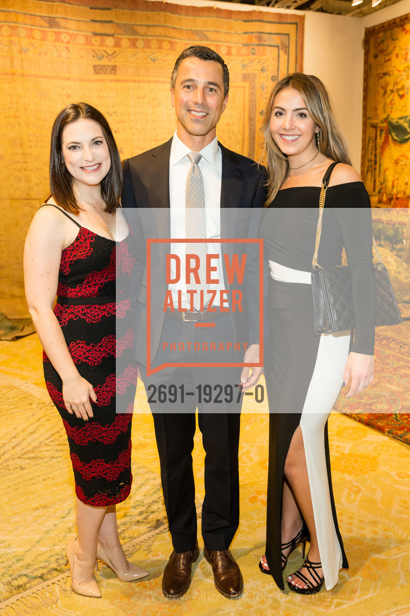 Sarah Goeckel, Adam Cimino, Jamie Costello, The San Francisco Fall Show Opening Night Preview Gala 2019, Fort Mason Festival Pavilion, October 2nd, 2019, Photo #2691-19297-0 Sarah Goeckel, Adam Cimino, Jamie Costello, Photo #2691-19297-0