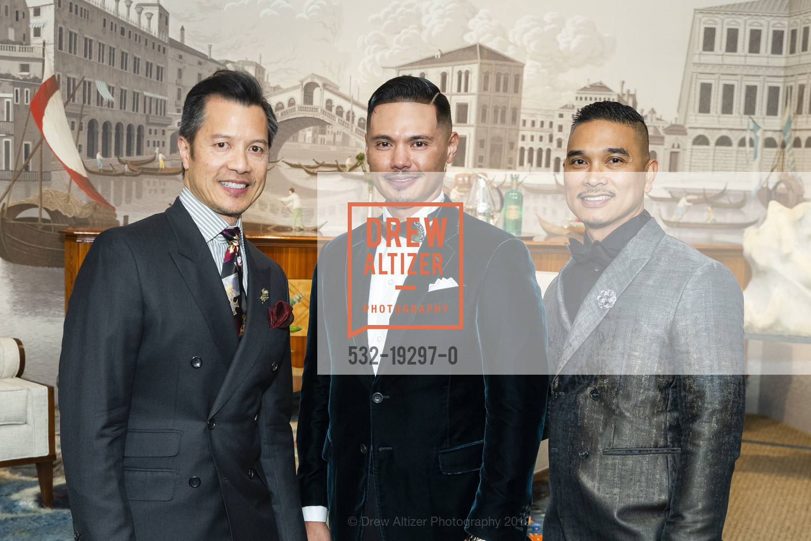 Kevin Yee, Jason Legaspi, Randy Anzaldo, The San Francisco Fall Show Opening Night Preview Gala 2019, Fort Mason Festival Pavilion, October 2nd, 2019, Photo #532-19297-0 Kevin Yee, Jason Legaspi, Randy Anzaldo, Photo #532-19297-0