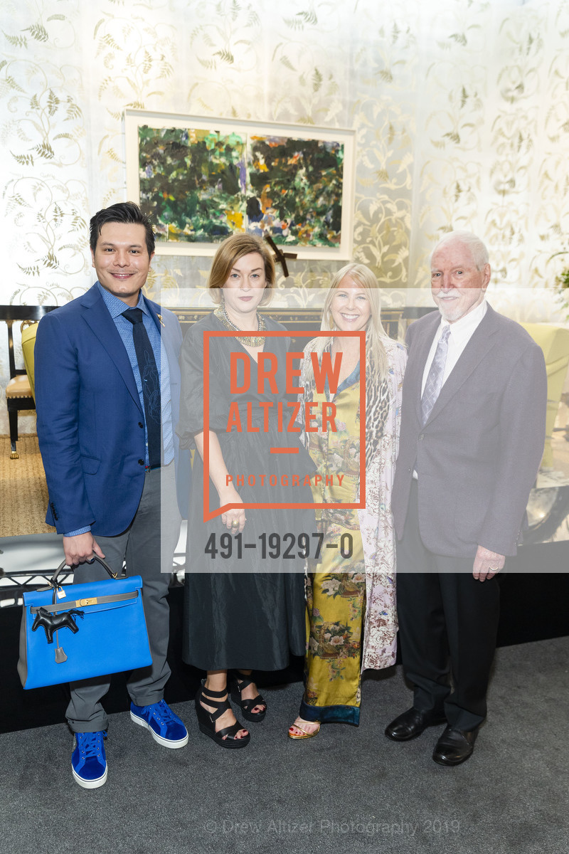 Michael Hormel, Vera Vandenbosch, Tania Montgomery, James Hormel, The San Francisco Fall Show Opening Night Preview Gala 2019, Fort Mason Festival Pavilion, October 2nd, 2019, Photo #491-19297-0 Michael Hormel, Vera Vandenbosch, Tania Montgomery, James Hormel, Photo #491-19297-0