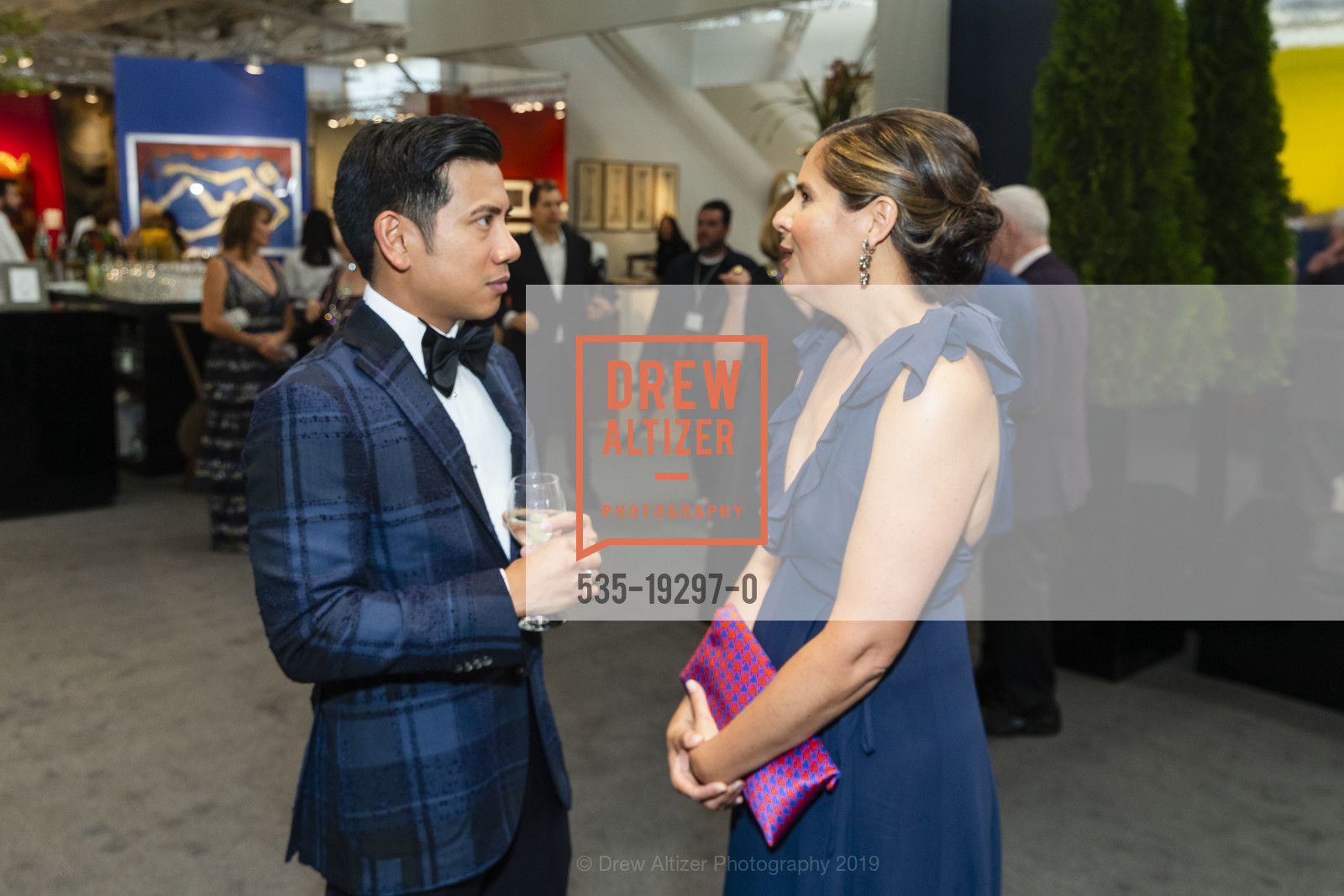 Alexander Bie, Cecilia Sagrera-Hill, The San Francisco Fall Show Opening Night Preview Gala 2019, Fort Mason Festival Pavilion, October 2nd, 2019, Photo #535-19297-0 Alexander Bie, Cecilia Sagrera-Hill, Photo #535-19297-0
