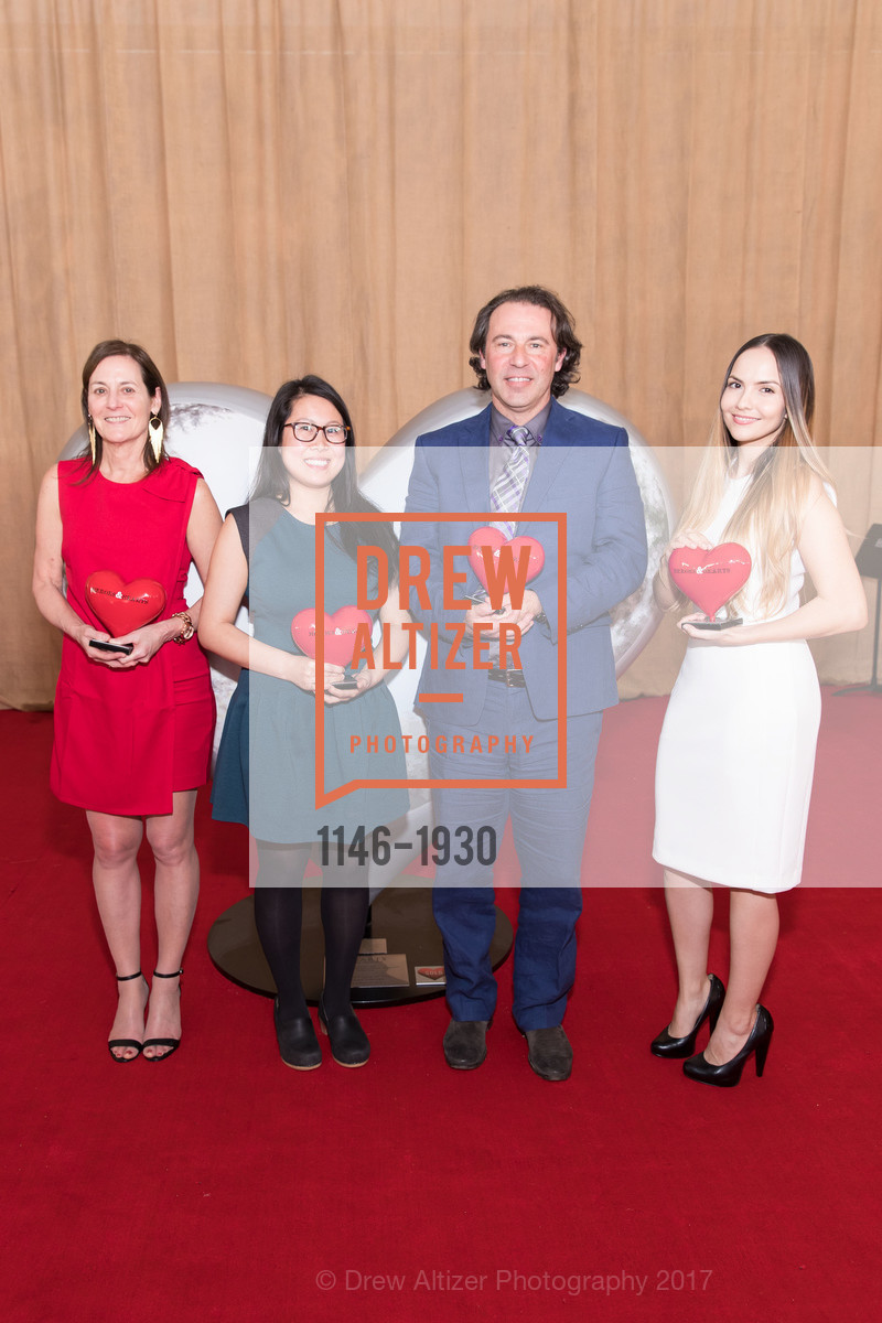 Peggy Knudson, Jia-Min Cheng, Dean Schillinger, Anais Amaya, Heroes and Hearts Luncheon 2017, AT&T Park, February 16th, 2017, Photo #1146-1930 Peggy Knudson, Jia-Min Cheng, Dean Schillinger, Anais Amaya, Photo #1146-1930