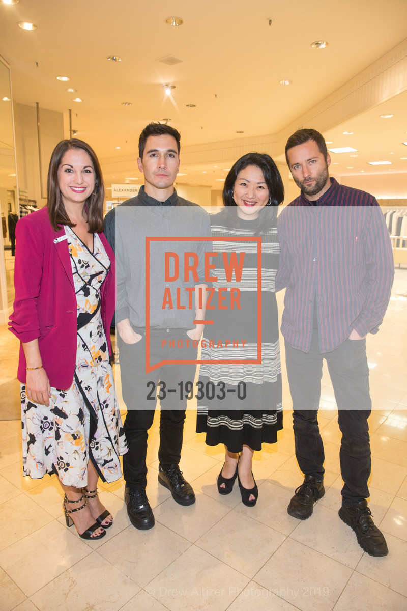 Megan Connelly, Lazaro Hernandez, Anna Chung, Jack McCollough, Saks Fifth Avenue and Chrisa Papas Host Q&A with Proenza Schouler, Saks Fifth Avenue. 384 Post Street, October 3rd, 2019, Photo #23-19303-0 Megan Connelly, Lazaro Hernandez, Anna Chung, Jack McCollough, Photo #23-19303-0
