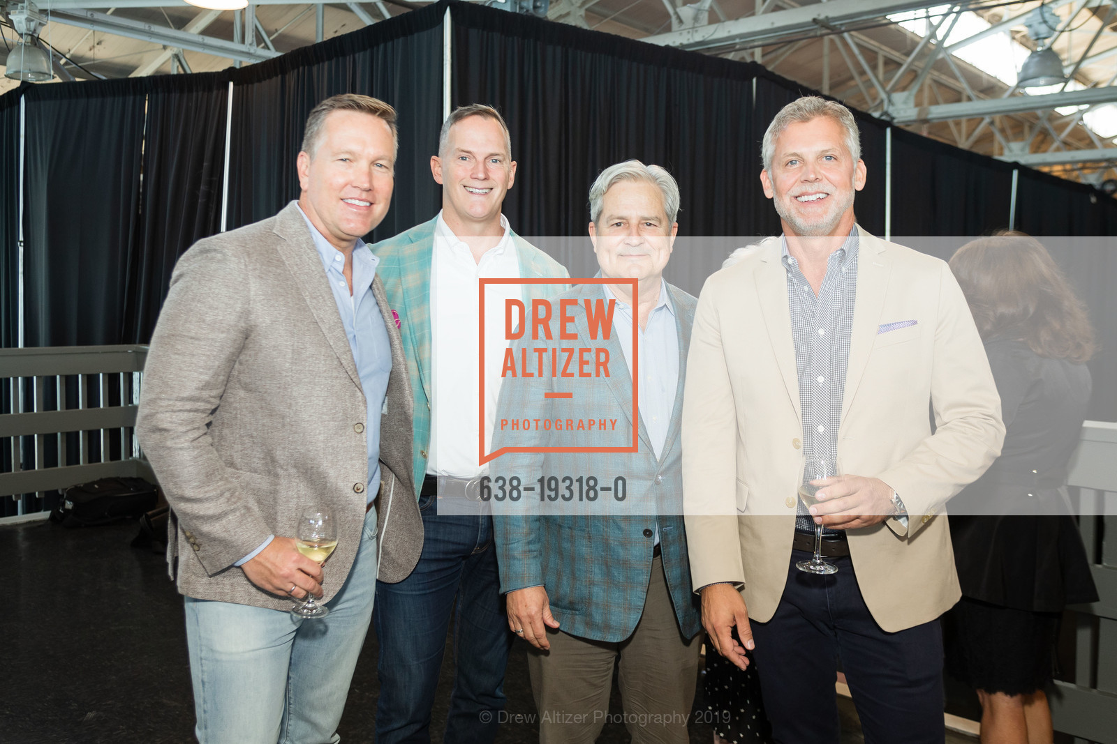 Lance Relicke, Stephen Engblom, Richard Beard, Brett Moyer, ICAA Annual Fall Antique Show Lunch and Lecture, Fort Mason Festival Pavillion, October 4th, 2019, Photo #638-19318-0 Lance Relicke, Stephen Engblom, Richard Beard, Brett Moyer, Photo #638-19318-0