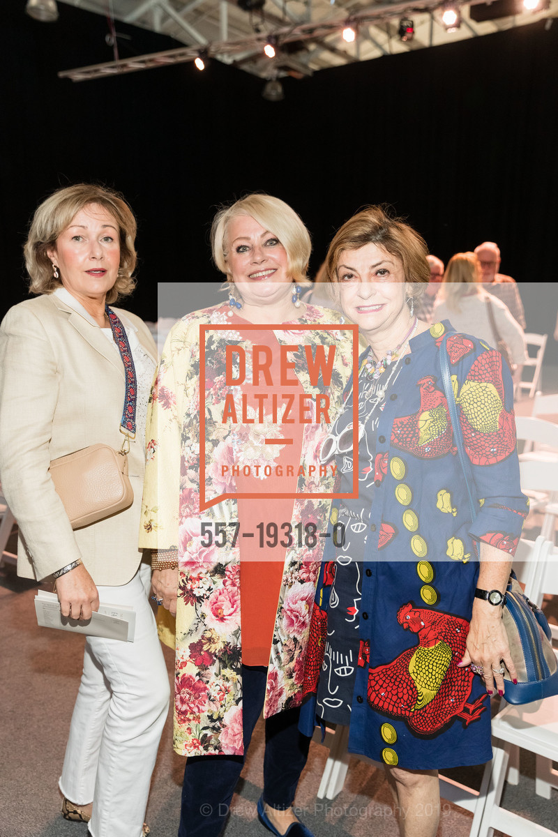 Lina Kaufman, Irina Nudelman, Ludmila Eggleton, ICAA Annual Fall Antique Show Lunch and Lecture, Fort Mason Festival Pavillion, October 4th, 2019, Photo #557-19318-0 Lina Kaufman, Irina Nudelman, Ludmila Eggleton, Photo #557-19318-0