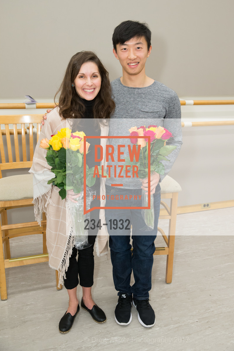 Lauren Strongin, Wei Wang, ENCORE! Trio Frankenstein Pre-Show Reception & Performance, San Francisco Ballet School-Buck Studio. 455 Franklin Street, February 23rd, 2017, Photo #234-1932 Lauren Strongin, Wei Wang, Photo #234-1932