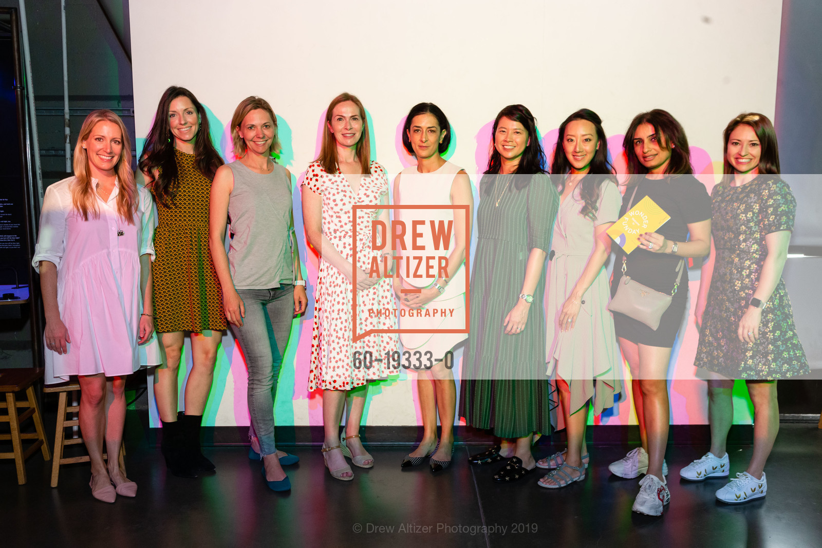 Kate Nazarian, Cathryn Lyman, Jennifer Linder, Elizabeth Dawson, Nika Robani Shirani, Ellen Uy, Angela Lee, Mahika Shamdasani, Josie Haspel, Exploratorium's Annual Wonder Funday 2019, Exploratorium. Pier 15, October 6th, 2019, Photo #60-19333-0 Kate Nazarian, Cathryn Lyman, Jennifer Linder, Elizabeth Dawson, Nika Robani Shirani, Ellen Uy, Angela Lee, Mahika Shamdasani, Josie Haspel, Photo #60-19333-0