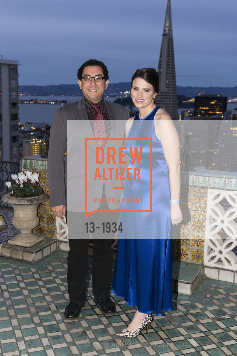 Damien Chacona, Bailey Douglass, Spinsters Legacy Benefit supporting KEEN 2017, Fairmont Hotel, Penthouse, February 25th, 2017, Photo #13-1934 Damien Chacona, Bailey Douglass, Photo #13-1934