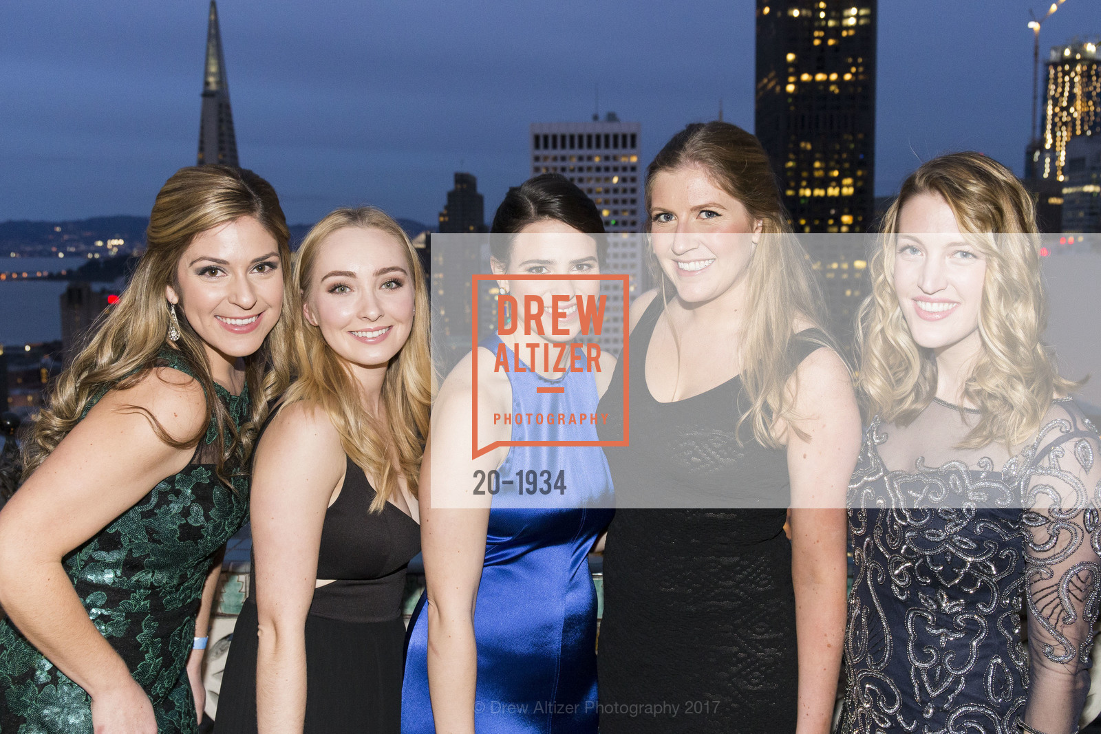 Morgan Barnes, Bailey Douglass, Eve Denton, Julia Allyn, Spinsters Legacy Benefit supporting KEEN 2017, Fairmont Hotel, Penthouse, February 25th, 2017, Photo #20-1934 Morgan Barnes, Bailey Douglass, Eve Denton, Julia Allyn, Photo #20-1934
