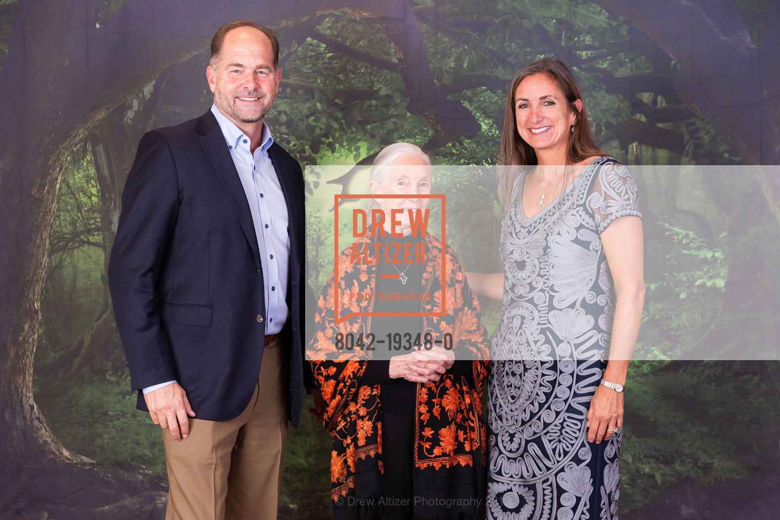 Mike Liddle, Jane Goodall, Lisa Liddle, An Intimate Evening Celebrating Dr. Jane Goodall at Walt Disney Family Museum, Walt Disney Family Museum. 104 Montgomery Street, October 10th, 2019, Photo #8042-19348-0 Mike Liddle, Jane Goodall, Lisa Liddle, Photo #8042-19348-0