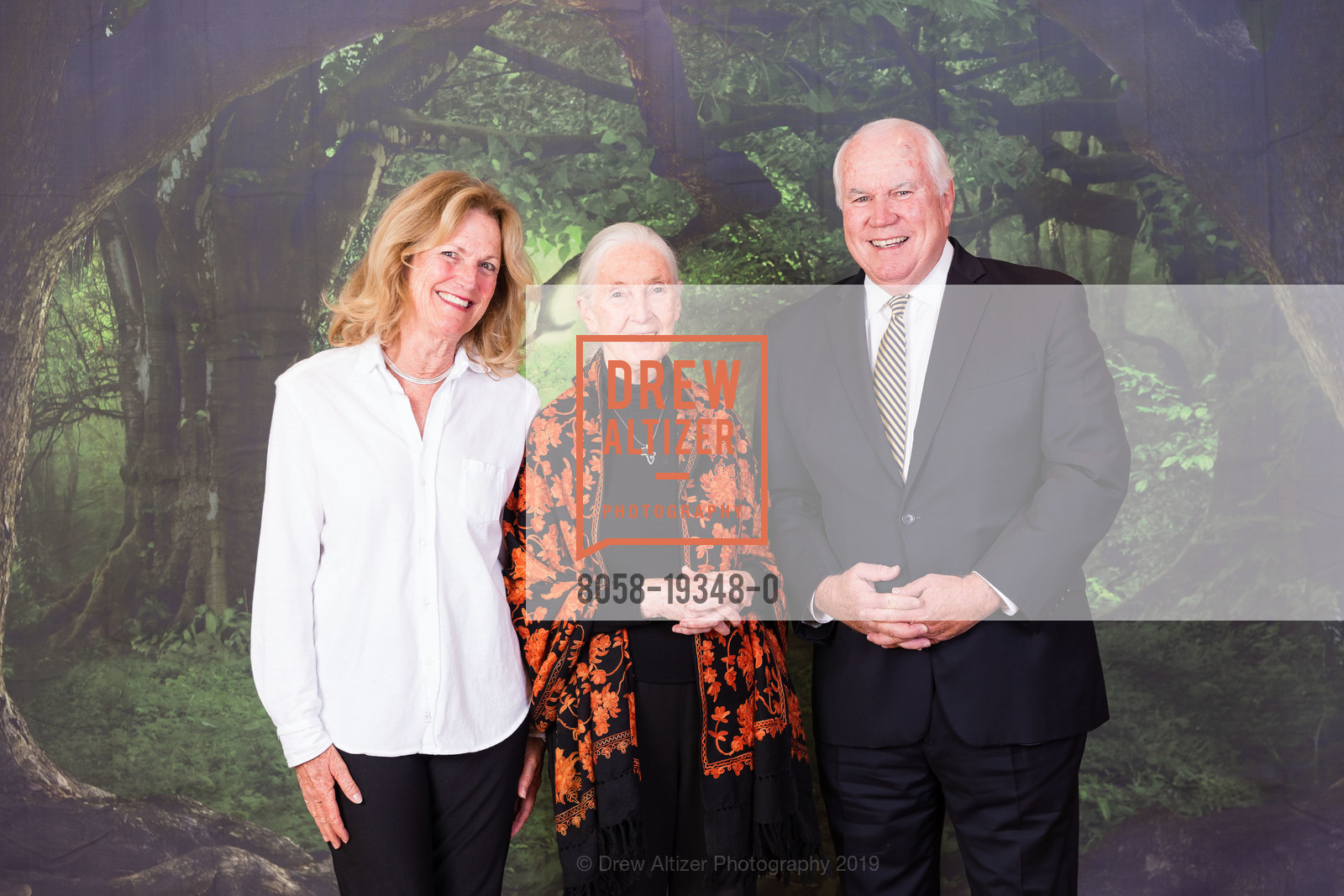 Joan Gallagher, Jane Goodall, Pat Gallagher, An Intimate Evening Celebrating Dr. Jane Goodall at Walt Disney Family Museum, Walt Disney Family Museum. 104 Montgomery Street, October 10th, 2019, Photo #8058-19348-0 Joan Gallagher, Jane Goodall, Pat Gallagher, Photo #8058-19348-0