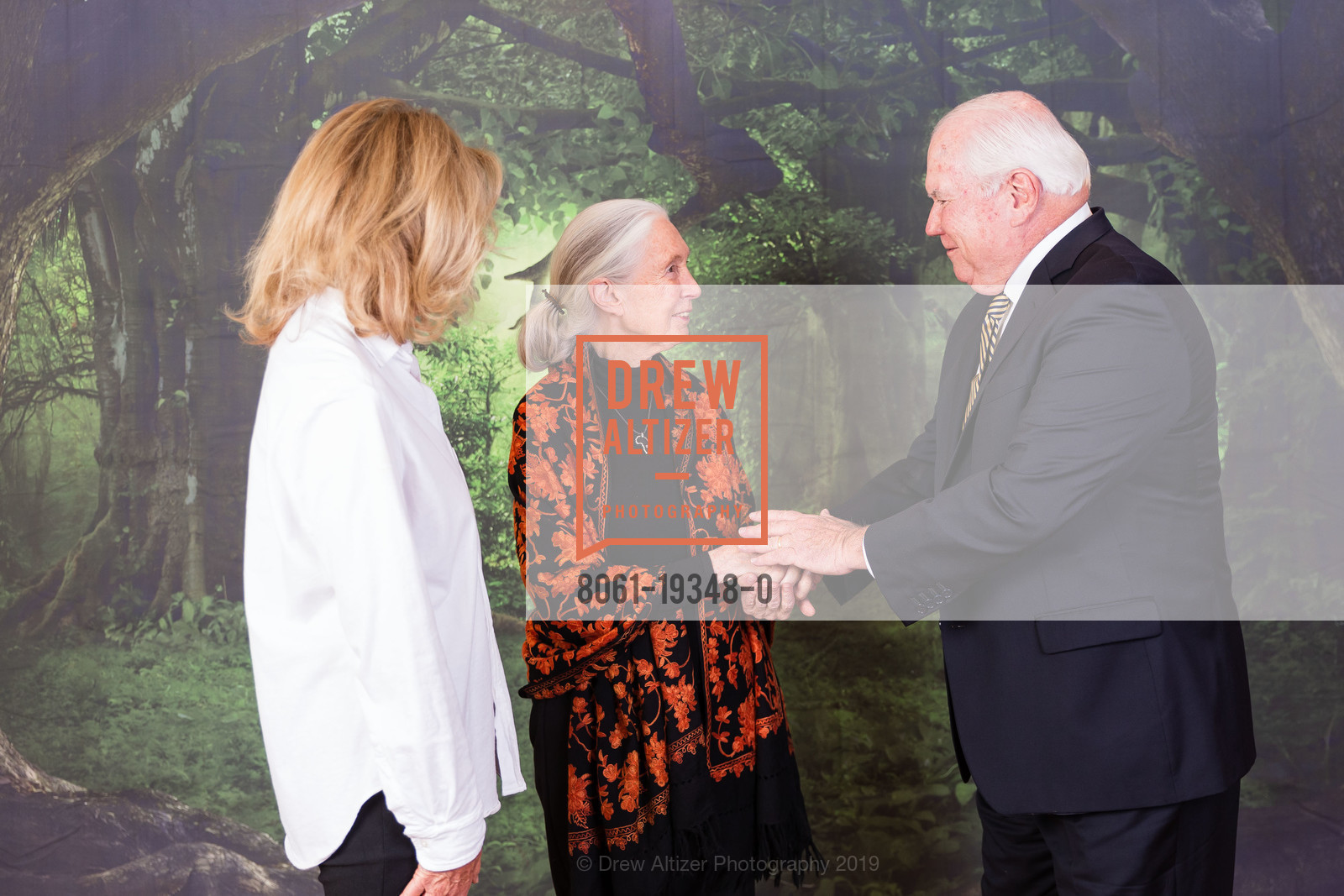 Joan Gallagher, Jane Goodall, Pat Gallagher, An Intimate Evening Celebrating Dr. Jane Goodall at Walt Disney Family Museum, Walt Disney Family Museum. 104 Montgomery Street, October 10th, 2019, Photo #8061-19348-0 Joan Gallagher, Jane Goodall, Pat Gallagher, Photo #8061-19348-0