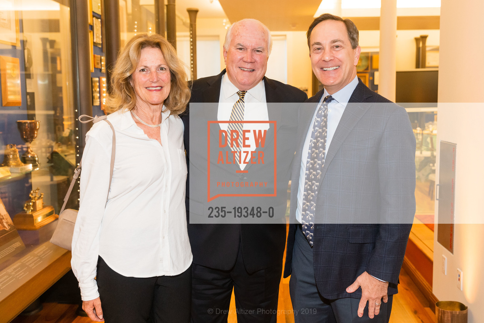 Joan Gallagher, Pat Gallagher, Charles Knowles, An Intimate Evening Celebrating Dr. Jane Goodall at Walt Disney Family Museum, Walt Disney Family Museum. 104 Montgomery Street, October 10th, 2019, Photo #235-19348-0 Joan Gallagher, Pat Gallagher, Charles Knowles, Photo #235-19348-0