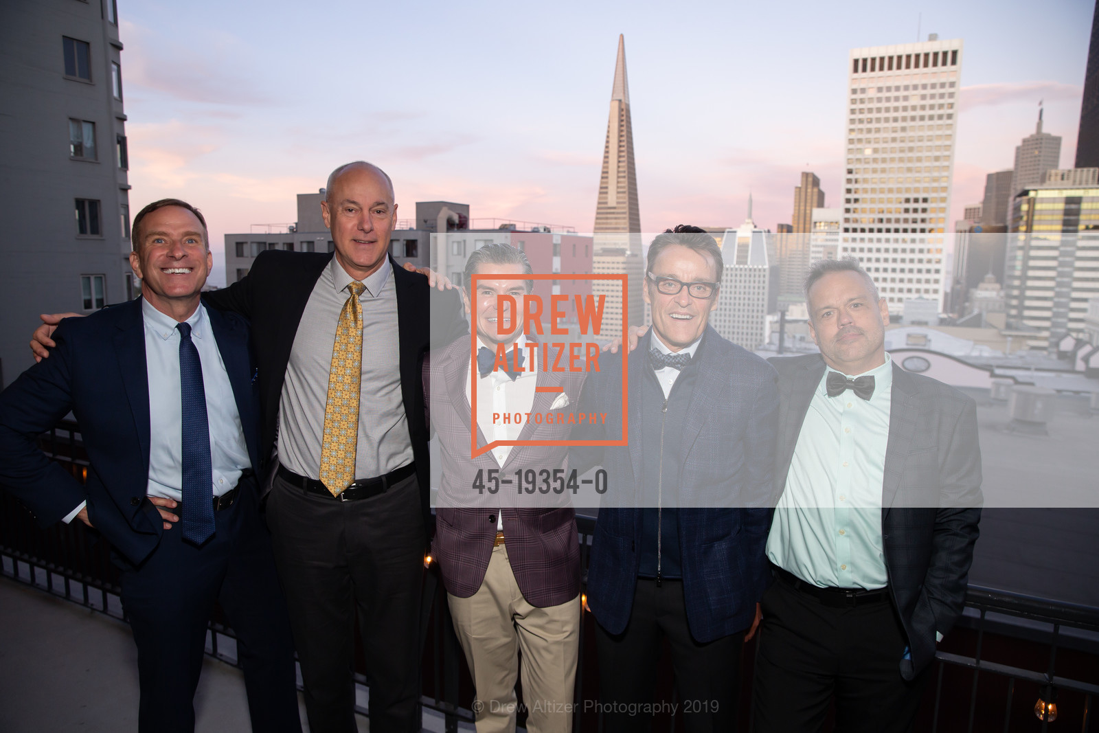 Charles Scott, Mike, Chris Meza, Steve Hutnick, Ben Hugh, Chris Meza's 50th Birthday Celebration, University Club, October 8th, 2019, Photo #45-19354-0 Charles Scott, Mike, Chris Meza, Steve Hutnick, Ben Hugh, Photo #45-19354-0