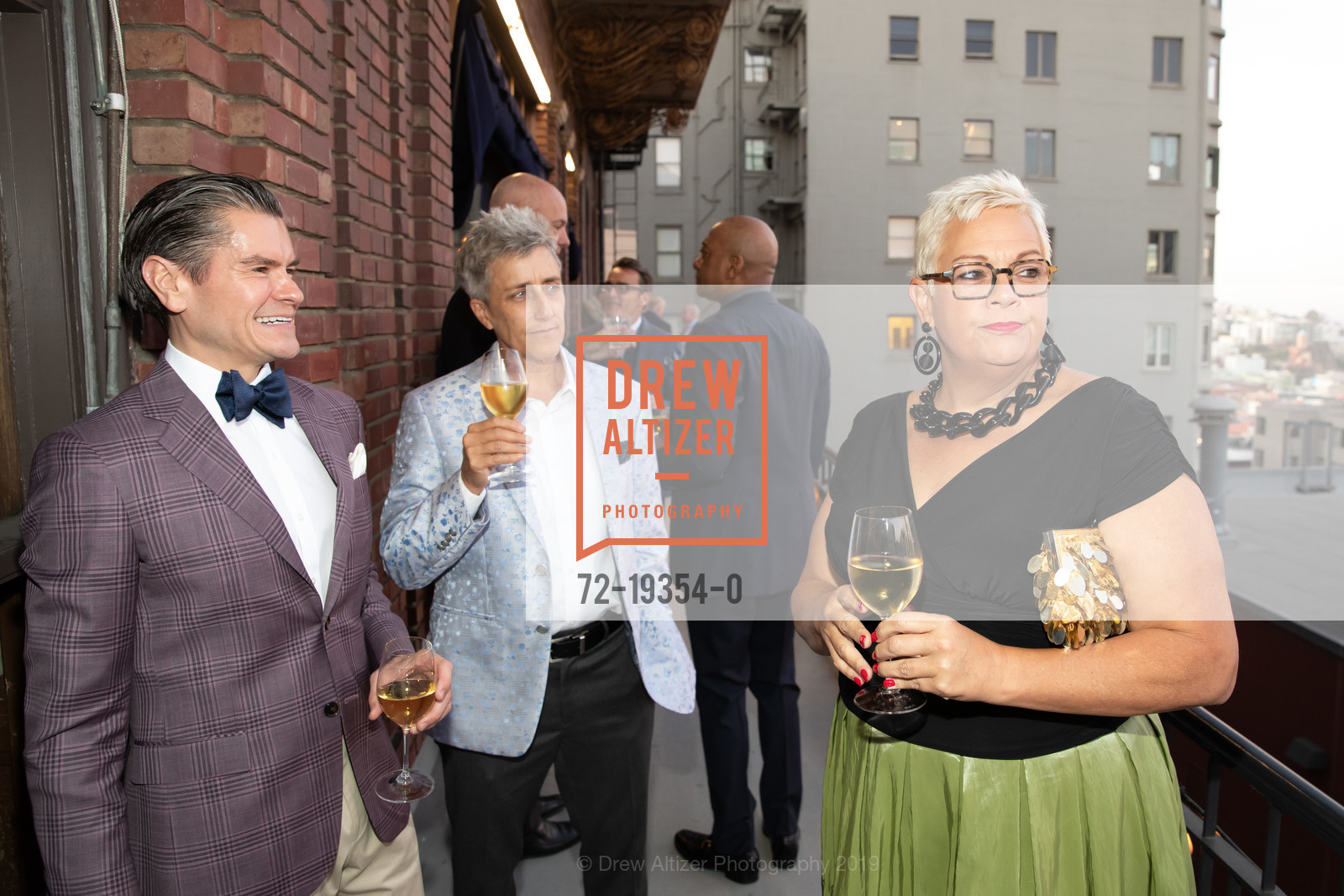 Chris Meza, Starna Fey, Deb Stallings, Chris Meza's 50th Birthday Celebration, University Club, October 8th, 2019, Photo #72-19354-0 Chris Meza, Starna Fey, Deb Stallings, Photo #72-19354-0
