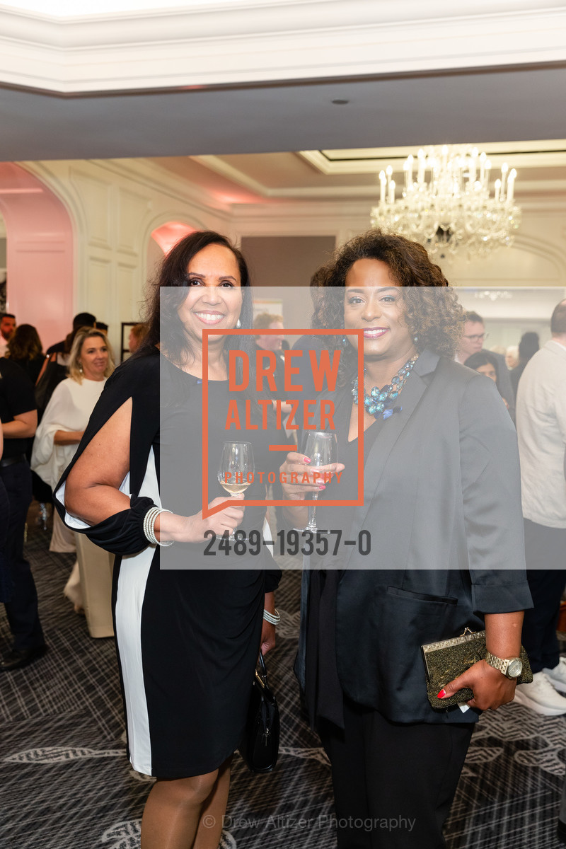 Angela Johnson, Karen Vickers, Saint Francis Foundation presents Wine Women & Shoes 2019, Ritz Carlton. 600 Stockton St, Photo #2489-19357-0 Angela Johnson, Karen Vickers, Photo #2489-19357-0