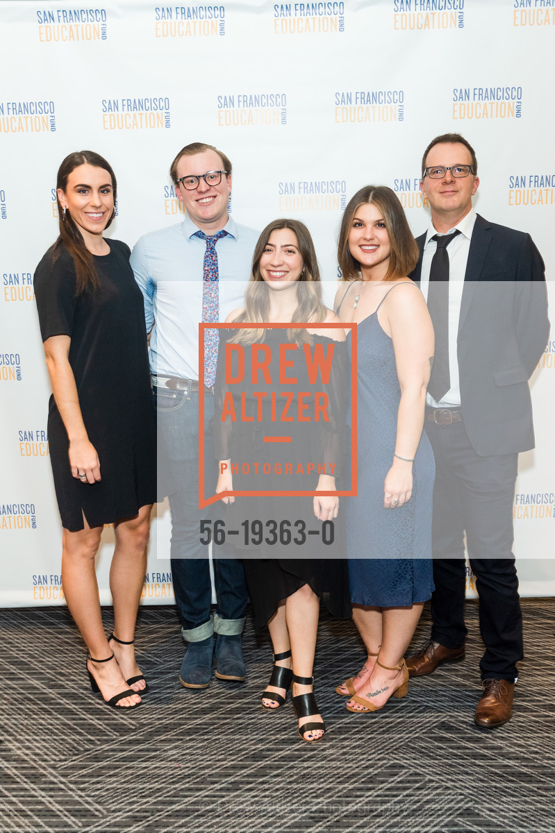 Jackie Dutton, Cole Garry, Lauren Holzer, Alex Mroz, James Niccolai, San Francisco Education Fund's Back to School Gala 2019, Ritz Carlton. 600 Stockton St, Photo #56-19363-0 Jackie Dutton, Cole Garry, Lauren Holzer, Alex Mroz, James Niccolai, Photo #56-19363-0