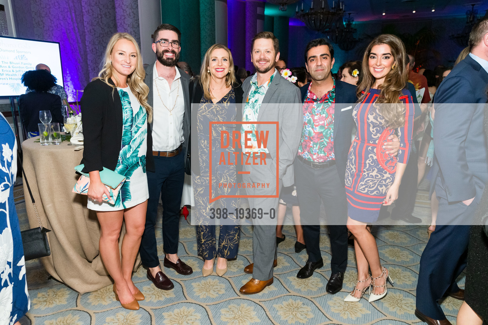 Sam Kemp-Bye, Matt Miller, Katie Congdon, Ben Sniekus, Sia Motlagh, Marvi Naghshineh, Family House Ohana Gala 2019, Fairmont Hotel. 950 Mason St, Photo #398-19369-0 Sam Kemp-Bye, Matt Miller, Katie Congdon, Ben Sniekus, Sia Motlagh, Marvi Naghshineh, Photo #398-19369-0