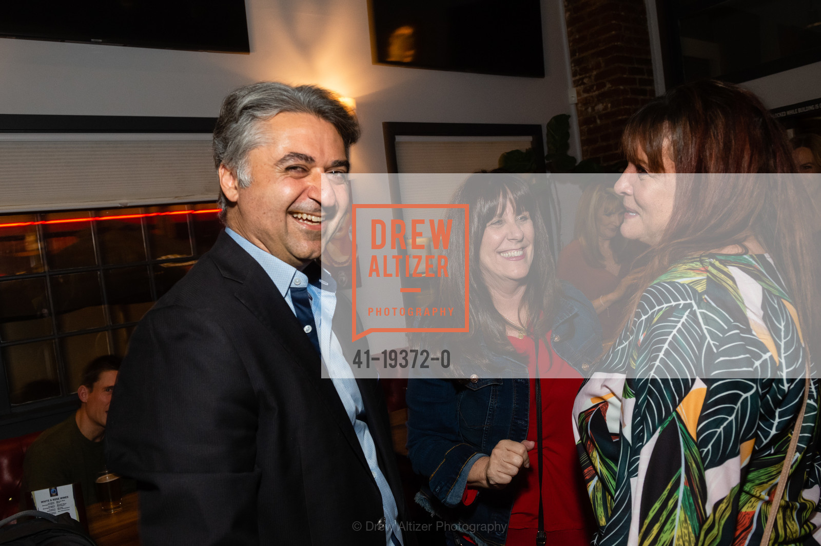 Hooman Khalili, Eden Rodriguez, Kelly Tatum, Hooman Celebrates 20 Years at Alice Radio 2019, Noe's Cantina. 1199 Church St, Photo #41-19372-0 Hooman Khalili, Eden Rodriguez, Kelly Tatum, Photo #41-19372-0
