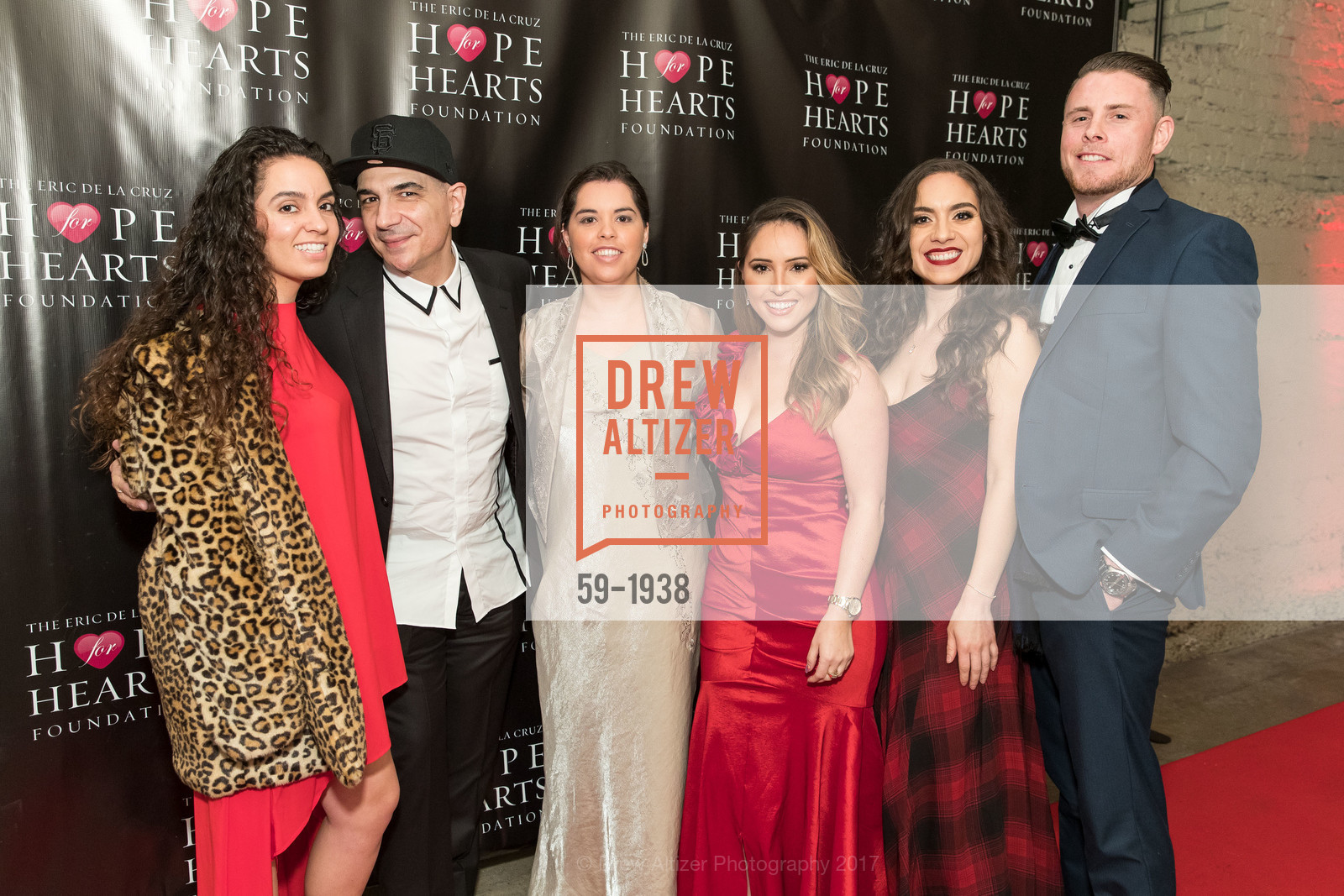 Gabby Davis, St John, Melissa Perez, Shan Berries, Kelly McNamara, Daniel Smith, HEART FULL Benefiting the Eric De La Cruz Hope For Hearts Foundation, Villa Fontaine. 411 Vermont St, February 25th, 2017, Photo #59-1938 Gabby Davis, St John, Melissa Perez, Shan Berries, Kelly McNamara, Daniel Smith, Photo #59-1938
