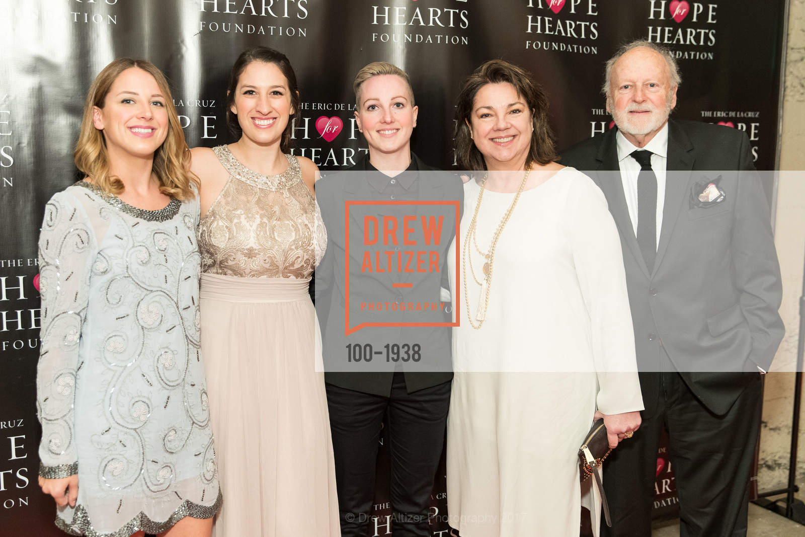 Chelsea Selbert, Sarah Drees, Ashley Selbert, Bobbi Selbert, Jim Selbert, HEART FULL Benefiting the Eric De La Cruz Hope For Hearts Foundation, Villa Fontaine. 411 Vermont St, February 25th, 2017, Photo #100-1938 Chelsea Selbert, Sarah Drees, Ashley Selbert, Bobbi Selbert, Jim Selbert, Photo #100-1938