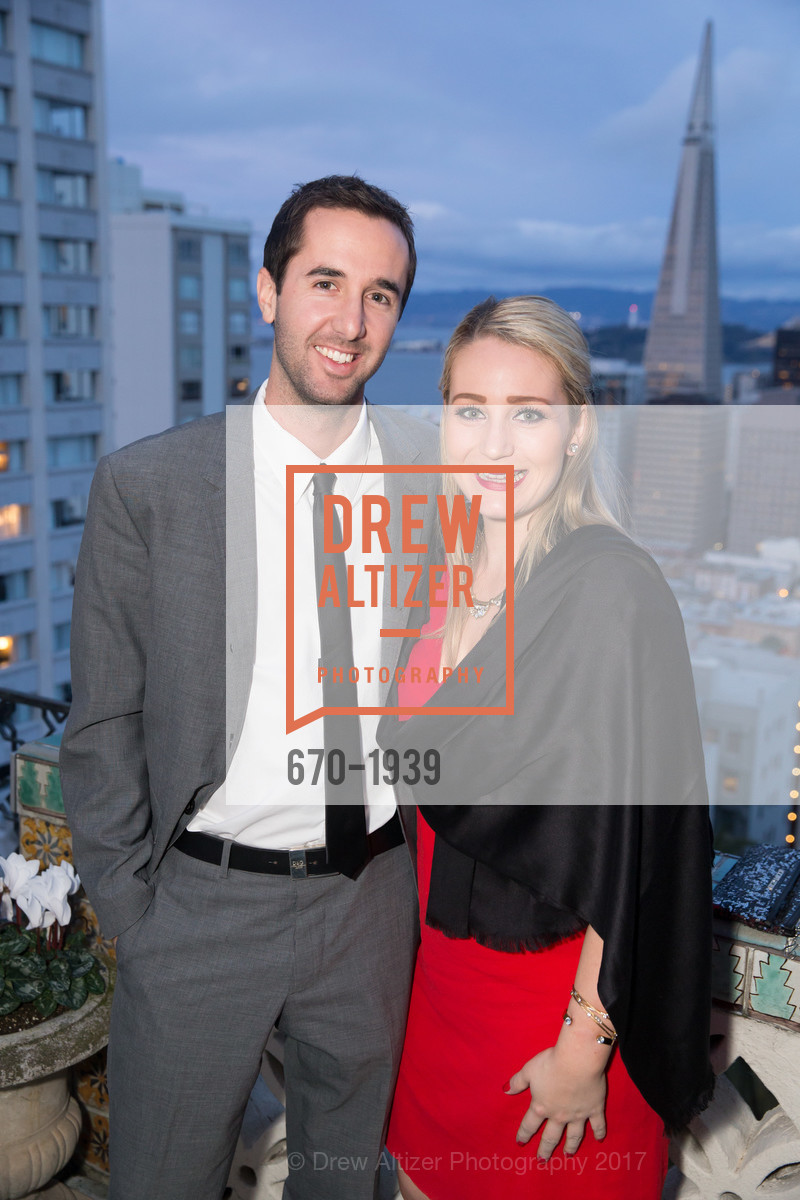 David Wells, Natalie Owdom, Saint Francis Foundation’s 2017 Oscar Benefit Party, SF Fairmont, Penthouse, February 26th, 2017, Photo #670-1939 David Wells, Natalie Owdom, Photo #670-1939