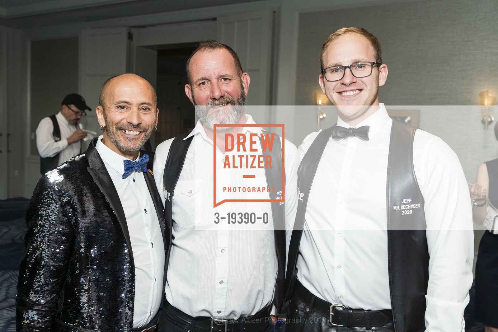 Kelly Hart, Kevin Harding-Toy, Jeffrey Wayne, PRC's Mighty Real Gala, Four Seasons Hotel San Francisco, October 11th, 2019, Photo #3-19390-0 Kelly Hart, Kevin Harding-Toy, Jeffrey Wayne, Photo #3-19390-0